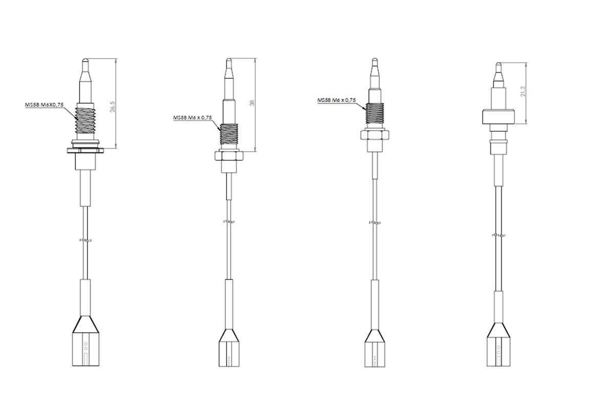 Termocouples Coaxial